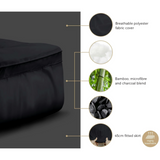 Cooling Bamboo Charcoal Mattress Topper