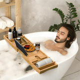 Luxe Bamboo Bath Caddy