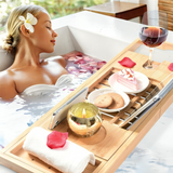 Luxe Bamboo Bath Caddy